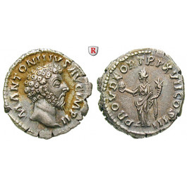 Römische Kaiserzeit, Marcus Aurelius, Denar 163, vz