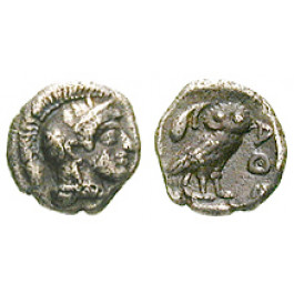 Attika, Athen, Obol nach 459 v.Chr., ss-vz