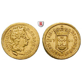 Pfalz, Kurpfalz, Johann Wilhelm, 1/4 Dukat 1710, f.vz