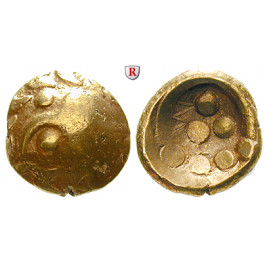 Süddeutschland, Vindelici, Regenbogenschüsselchen-Stater 150-50 v.Chr., ss-vz