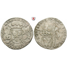 Niederlande, Deventer, Taler zu 30 Stuivers 1686, ss