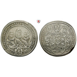 Brandenburg in Franken, Brandenburg-Ansbach, Friedrich, Albrecht, Christian unter Vormundschaft, Reichstaler 1630, ss