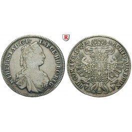 Römisch Deutsches Reich, Maria Theresia, 1/2 Taler 1759, ss