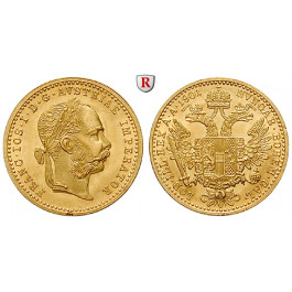 Österreich, Kaiserreich, Franz Joseph I., Dukat 1901, 3,44 g fein, vz-st/st