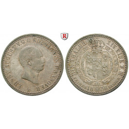 Braunschweig, Königreich Hannover, Ernst August, Taler 1838, ss+/vz