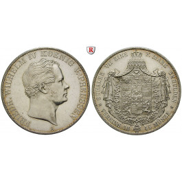 Brandenburg-Preussen, Königreich Preussen, Friedrich Wilhelm IV., Vereinsdoppeltaler 1846, f.vz/vz