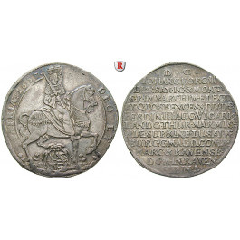Sachsen, Albertinische Linie, Johann Georg II., Reichstaler 1657, vz