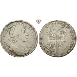 Schottland, James II., 40 Shillings 1687, ss