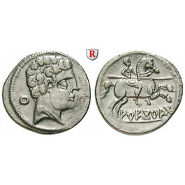 Spanien, Arecorata, Denar 120-20 v.Chr., f.vz