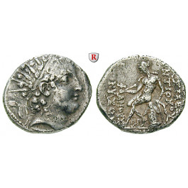 Syrien, Königreich der Seleukiden, Antiochos VI., Drachme, ss