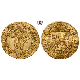 Römisch Deutsches Reich, Erzherzog Karl, Dukat 1586, f.vz