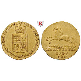 Braunschweig, Braunschweig-Calenberg-Hannover, Georg III., Dukat 1785, f.vz