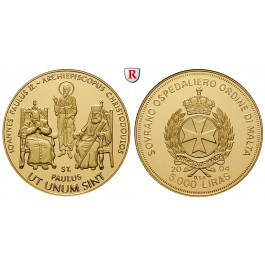 Malta, Malteser Orden, 5000 Liras 2004, 15,55 g fein, PP