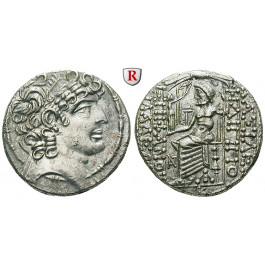 Syrien, Königreich der Seleukiden, Philippos Philadelphos, Tetradrachme Jahr 20 = 30-29 v.Chr., vz