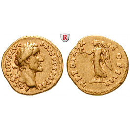 Römische Kaiserzeit, Antoninus Pius, Aureus 138, ss+