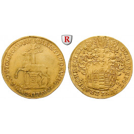 Stolberg, Stolberg-Stolberg und Stolberg-Roßla, Christoph Ludwig II. und Friedrich Botho, Dukat 1743, ss