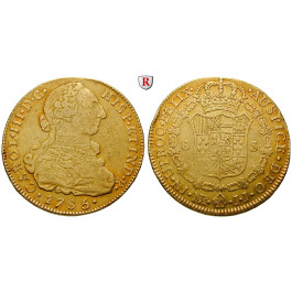 Kolumbien, Carlos III., 8 Escudos 1785, ss