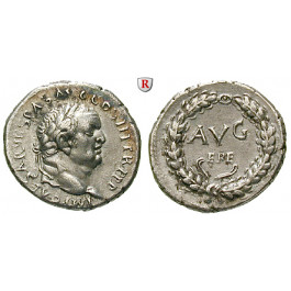 Römische Kaiserzeit, Vespasianus, Denar 71, ss-vz