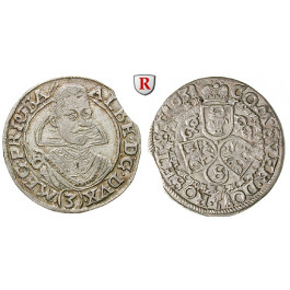 Friedland und Sagan, Herzogtum, Albrecht von Wallenstein, Groschen (3 Kreuzer) 1631, ss-vz