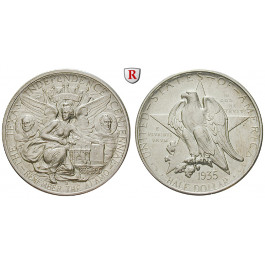 USA, 1/2 Dollar 1935, 11,25 g fein, vz+