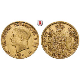 Italien, Königreich, Napoleon I., 20 Lire 1811, 5,81 g fein, ss