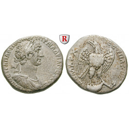 Römische Provinzialprägungen, Seleukis und Pieria, Antiocheia am Orontes, Hadrianus, Tetradrachme 118, ss-vz