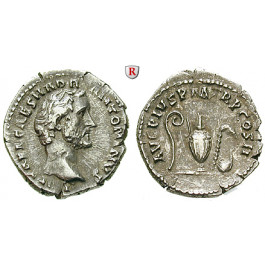Römische Kaiserzeit, Antoninus Pius, Denar 138, ss-vz