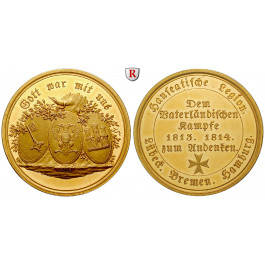 Zeitgeschehen, Goldmedaille o. J. (verliehen 1815), vz+