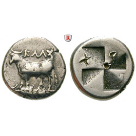 Bithynien, Kalchedon, Drachme um 380 v.Chr., ss+