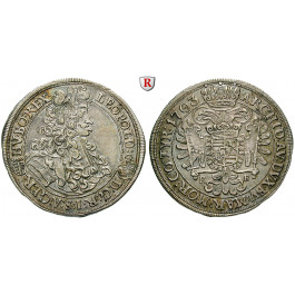 Römisch Deutsches Reich, Leopold I., 1/2 Taler 1703, vz