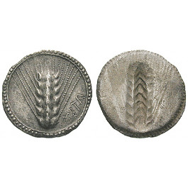 Italien-Lukanien, Metapont, Drachme 540-510 v.Chr., vz+