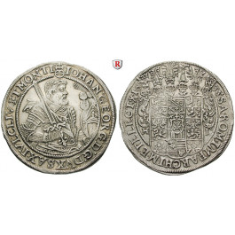 Sachsen, Albertinische Linie, Johann Georg I., Reichstaler 1635, f.vz