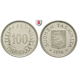 Finnland, Republik, 100 Markkaa 1956, vz-st