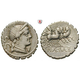 Römische Republik, C.Naevius Balbus, Denar, serratus 79 v.Chr., ss+