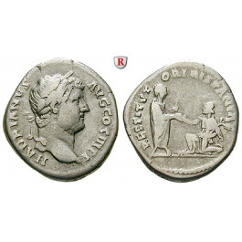 Römische Kaiserzeit, Hadrianus, Denar 134-138, ss