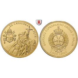 Malta, Malteser Orden, 1000 Liras 2004, 7,77 g fein, PP