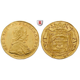 Salzburg, Bistum, Hieronymus von Colloredo, Dukat 1796, vz/vz-st
