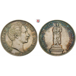 Bayern, Königreich, Maximilian II., Geschichtsdoppeltaler 1848, f.vz