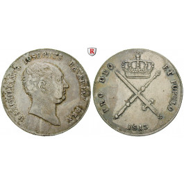 Bayern, Königreich, Maximilian I. Joseph, Kronentaler 1813, ss-vz