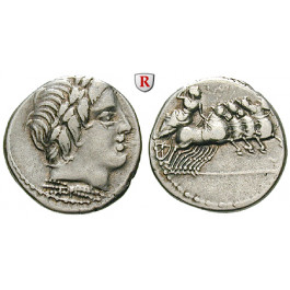 Römische Republik, Anonym, Denar 86 v.Chr., ss+