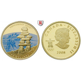 Kanada, Elizabeth II., 75 Dollars 2008, 7,0 g fein, PP