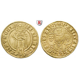 Köln, Bistum, Friedrich III. von Saarwerden, Goldgulden o.J. (1399-1402), ss-vz
