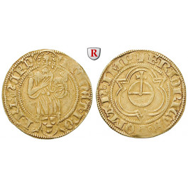 Frankfurt, Stadt, Goldgulden o.J. (1460-1490), ss+