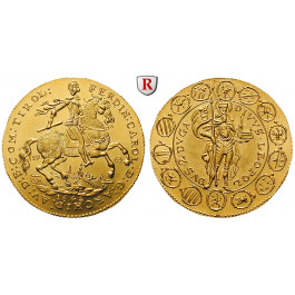 Römisch Deutsches Reich, Erzherzog Ferdinand Karl, Doppeldukat 1642, 6,9 g fein, vz-st