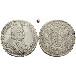 Sachsen, Albertinische Linie, Johann Georg III., 2/3 Taler 1690, ss