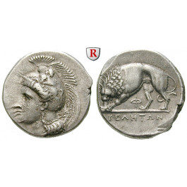 Italien-Lukanien, Velia, Didrachme 334-300 v.Chr., ss-vz/vz