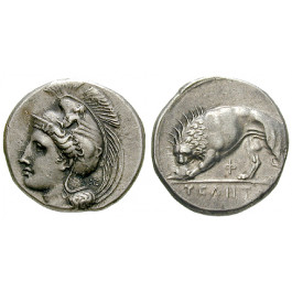 Italien-Lukanien, Velia, Didrachme 334-300 v.Chr., ss-vz/vz