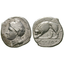 Italien-Lukanien, Velia, Didrachme 334-300 v.Chr., ss+