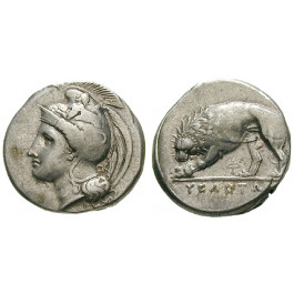 Italien-Lukanien, Velia, Didrachme 334-300 v.Chr., ss/ss-vz