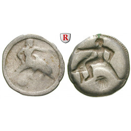 Italien-Kalabrien, Taras (Tarent), Didrachme 510-500 v.Chr., ss